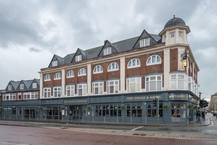 Pilgrims Progress Wetherspoon Bedford Exterior foto